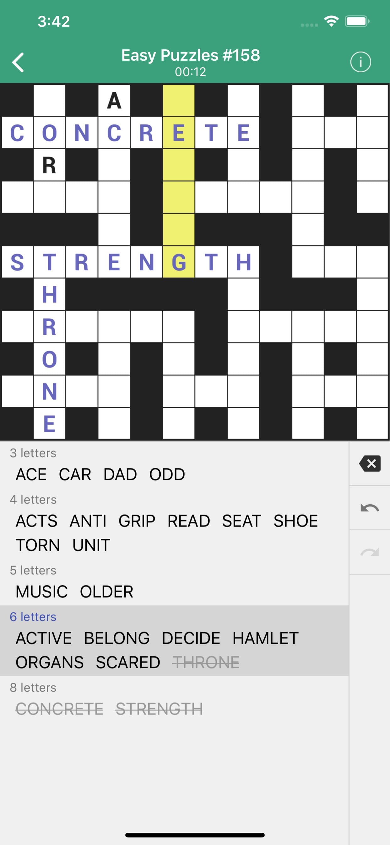 Fill-In Crosswords (Word Fit) screenshot 1 - screenshot