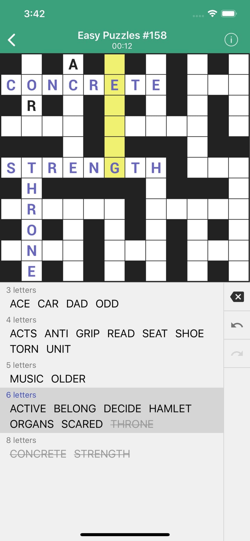 Fill-In Crosswords (Word Fit) screenshot 1 - screenshot