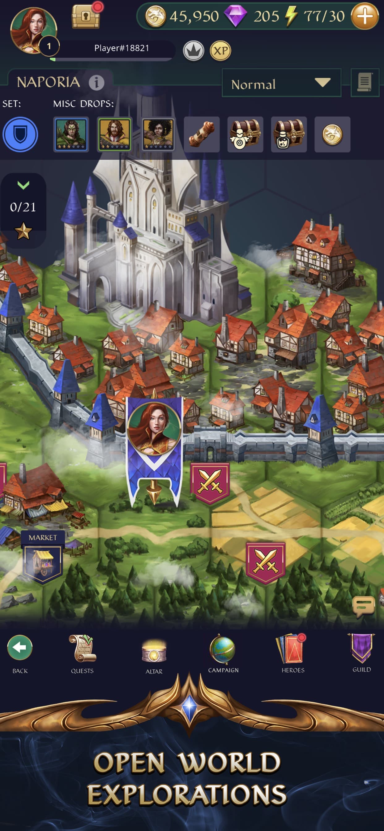 Gemstone Legends - Match 3 RPG screenshot 6 - screenshot