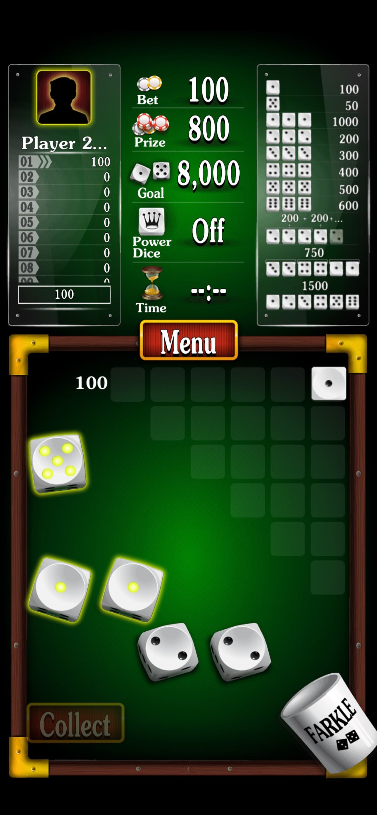 Farkle Craps: Dice Game Online screenshot 1 - screenshot