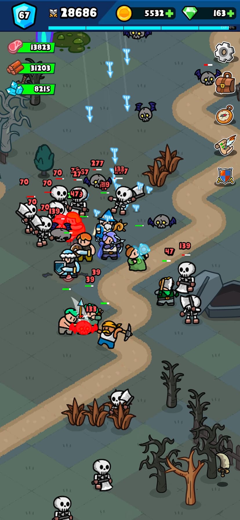 Rumble Heroes : Adventure RPG screenshot 2 - screenshot
