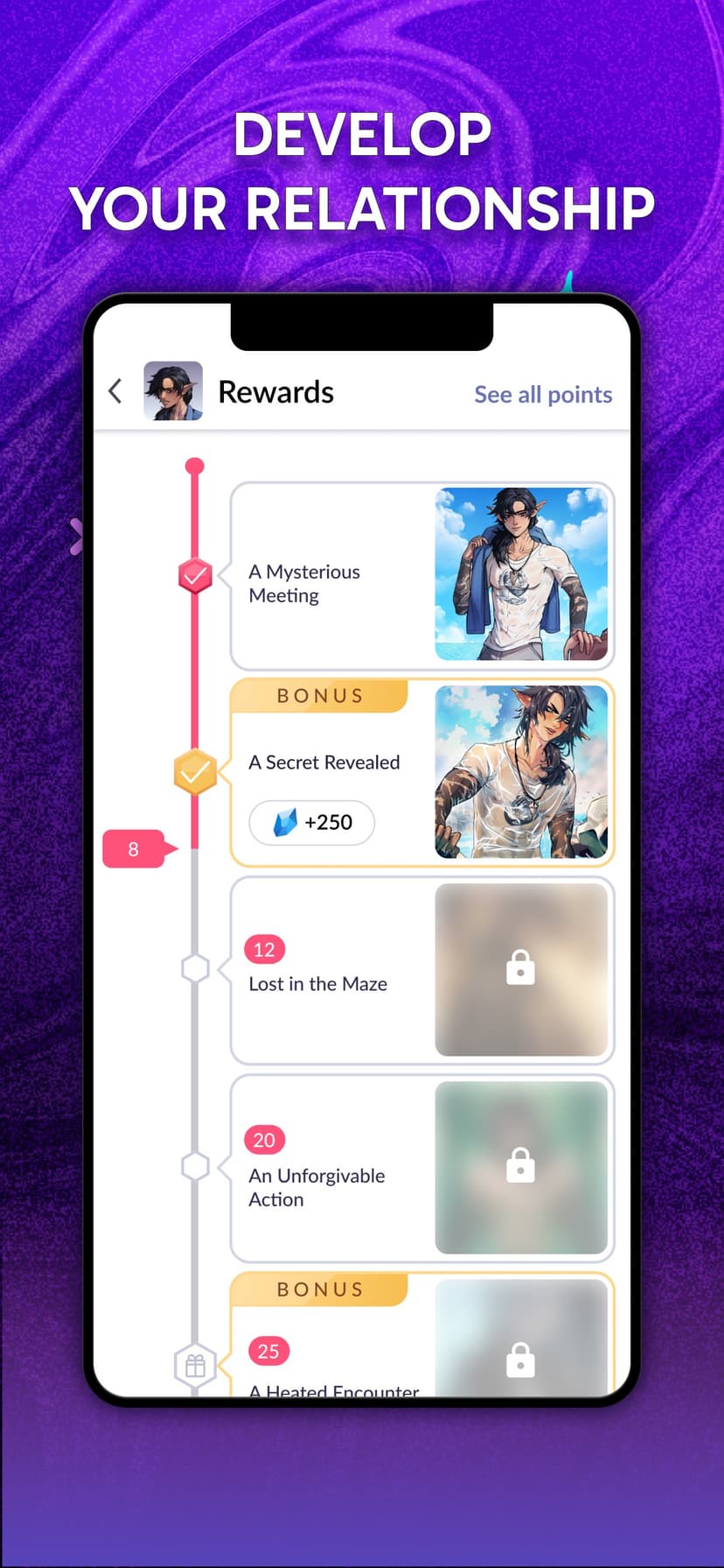 Dorian: Romantasy Games Hub screenshot 5 - screenshot