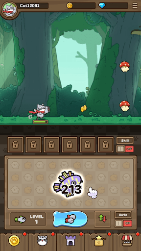 Cat Hero : Idle RPG screenshot 1 - screenshot