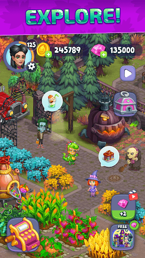 Halloween Farm: Monster Family screenshot 1 - screenshot