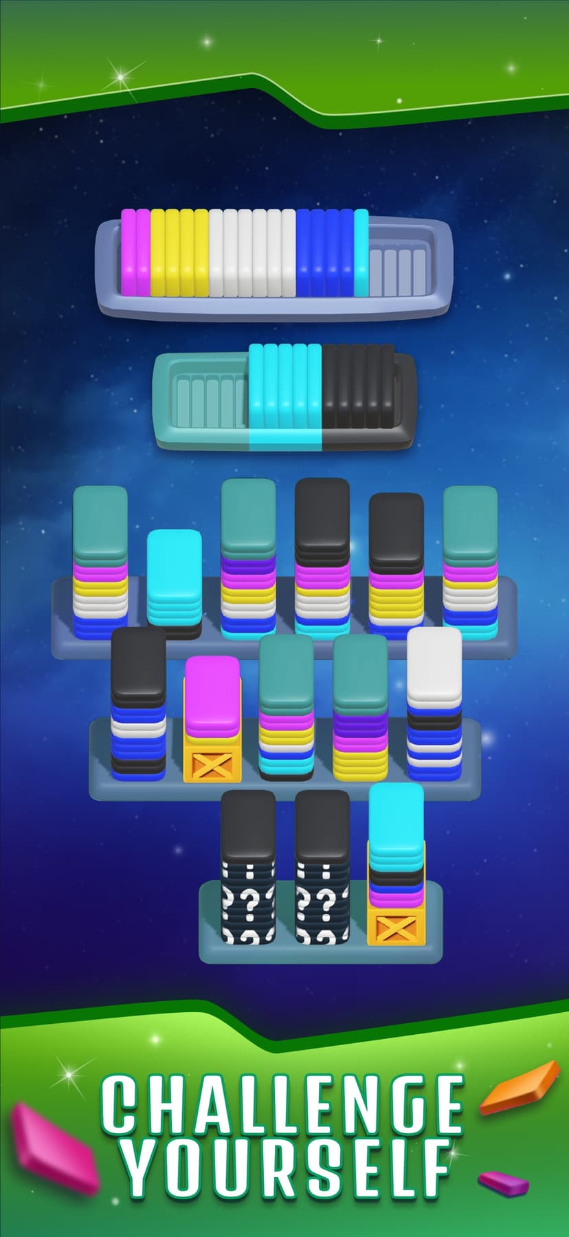 Sort Dash - Match Color Puzzle screenshot 1 - screenshot