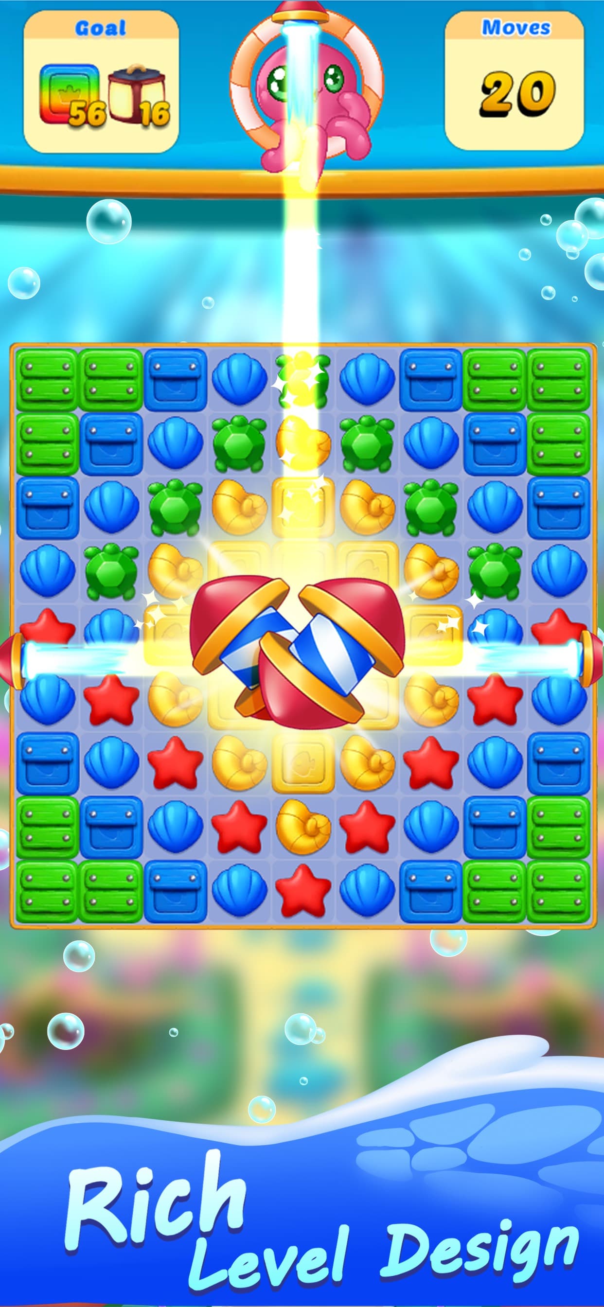 Ocean Puzzle Games-Match 3 screenshot 6 - screenshot