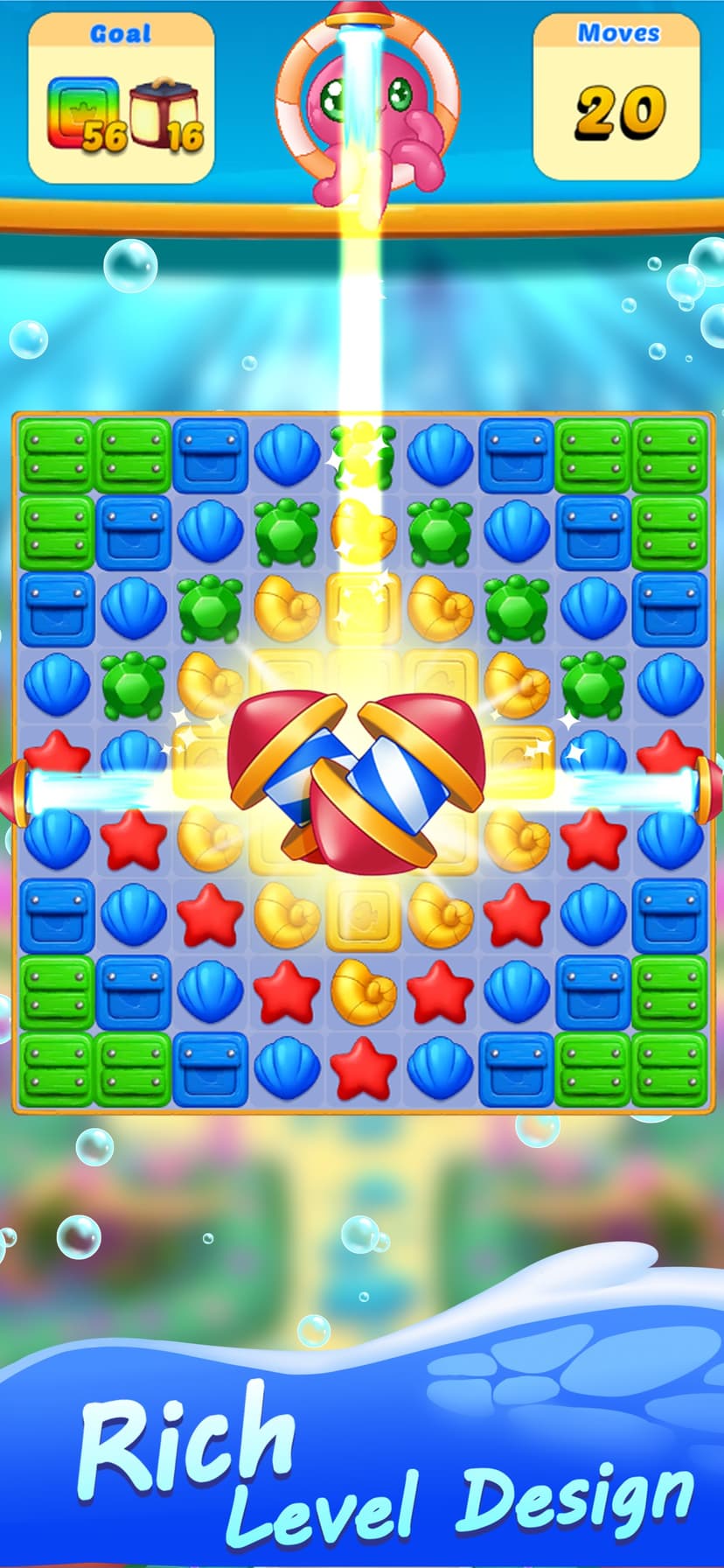 Ocean Puzzle Games-Match 3 screenshot 6 - screenshot