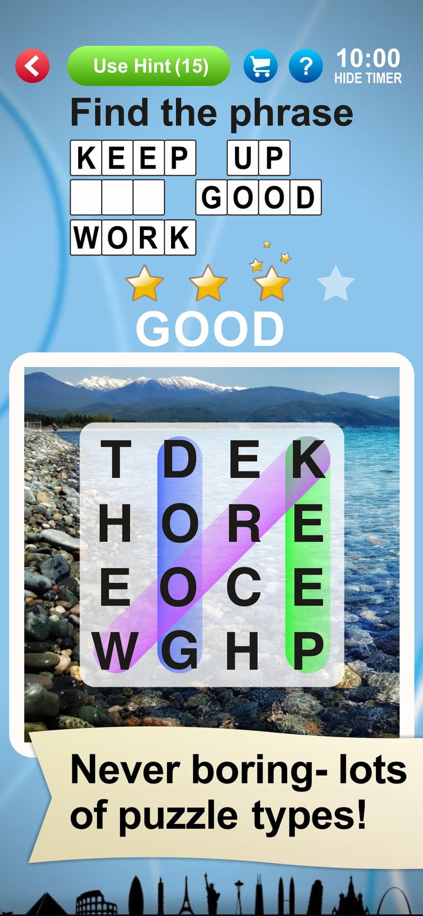 Word Search World Traveler screenshot 2 - screenshot