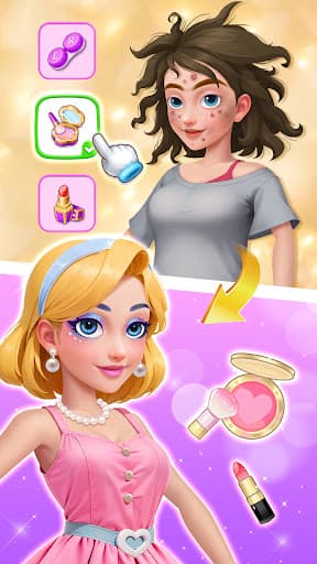 Beauty Merge - Makeup Game screenshot 3 - screenshot