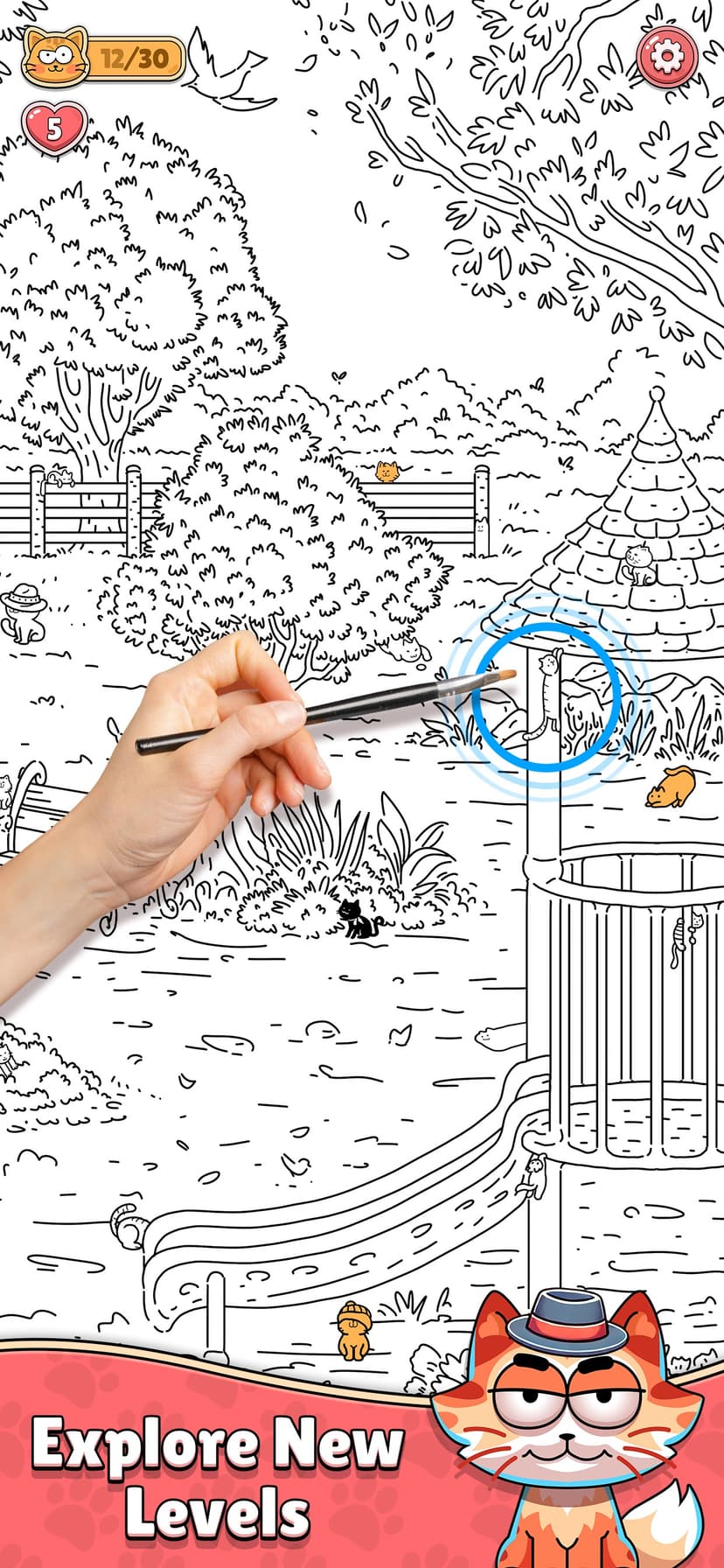 Find The Cat - Hidden Objects screenshot 1 - screenshot