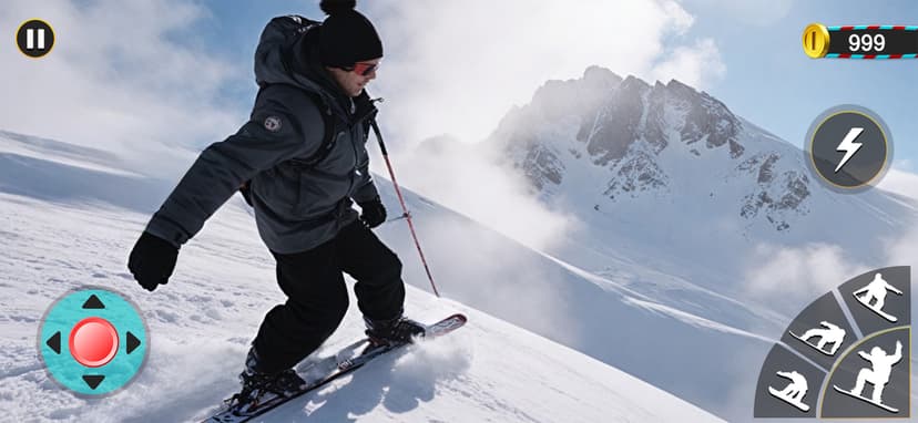 Skate Snowboarding - Ski Games screenshot 1 - screenshot