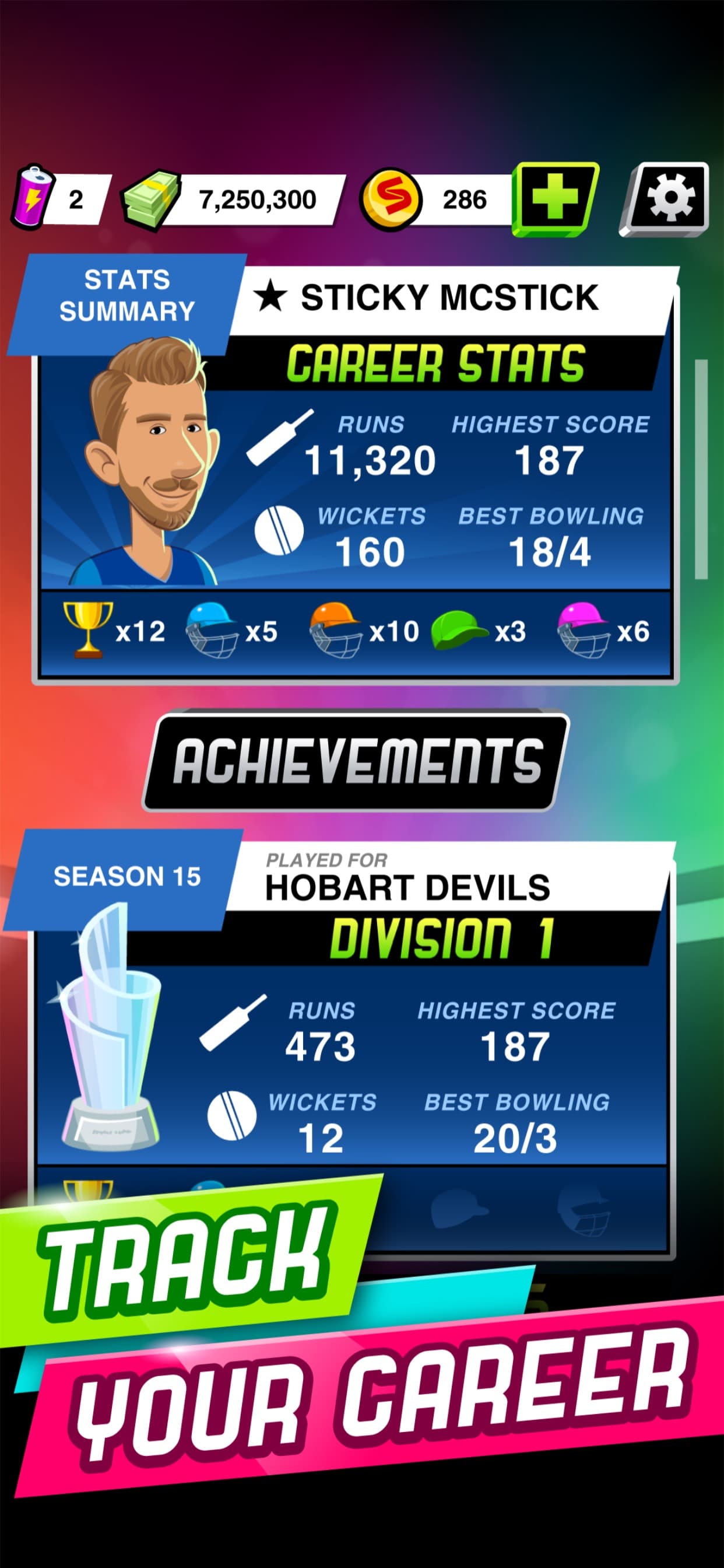 Stick Cricket Super League screenshot 6 - screenshot