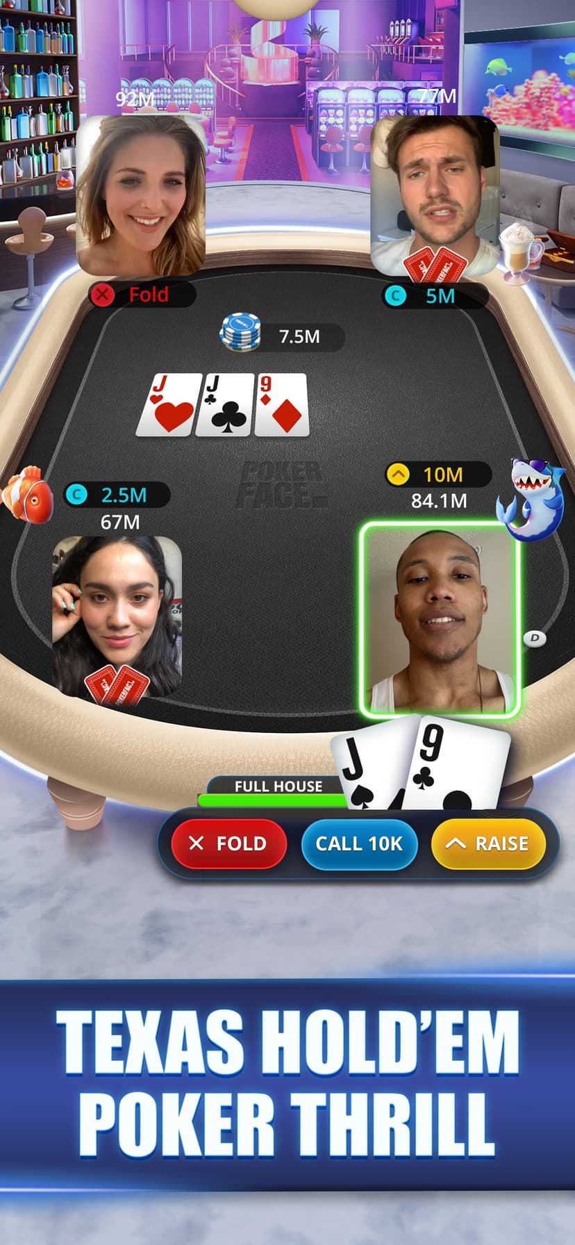 Poker Face: Texas Holdem Live screenshot 2 - screenshot