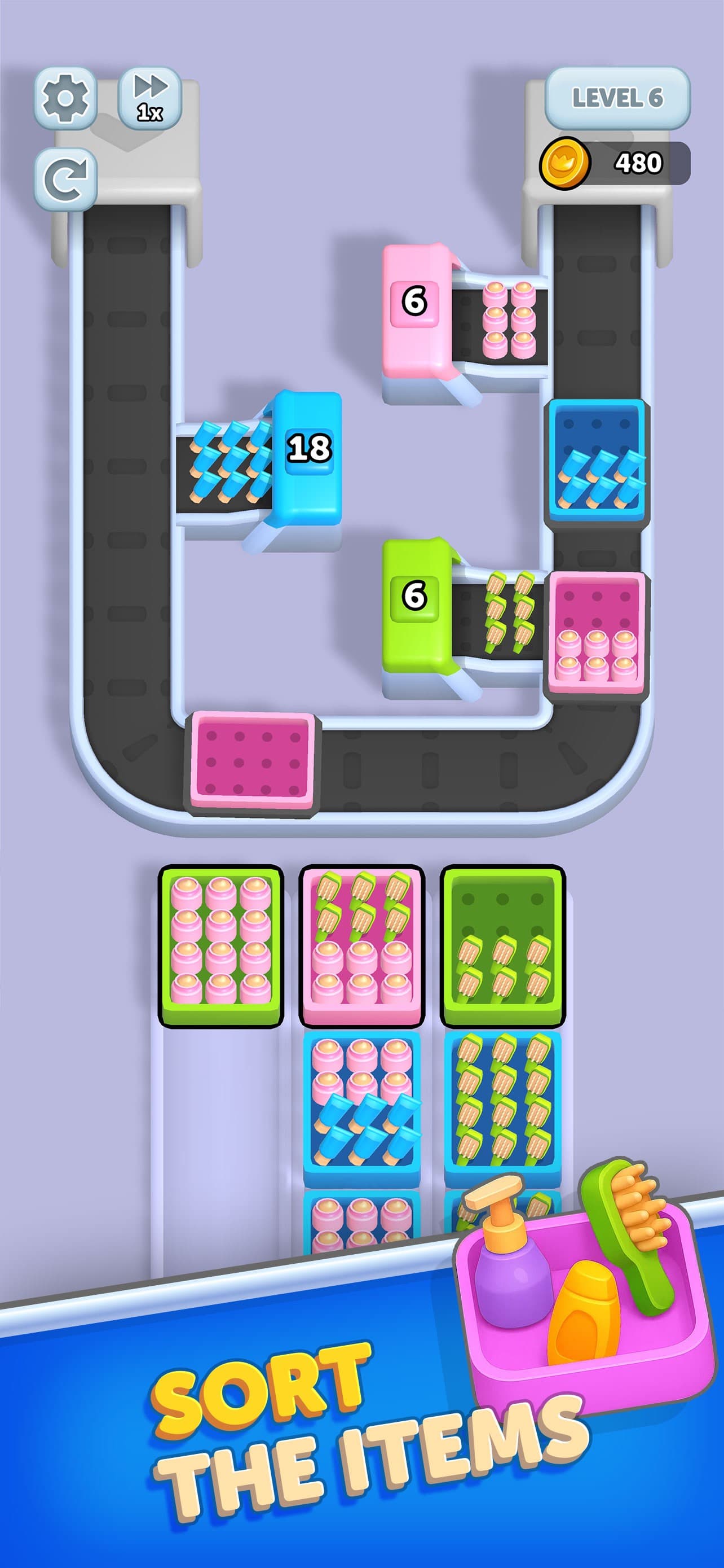 Sort Factory! screenshot 1 - screenshot