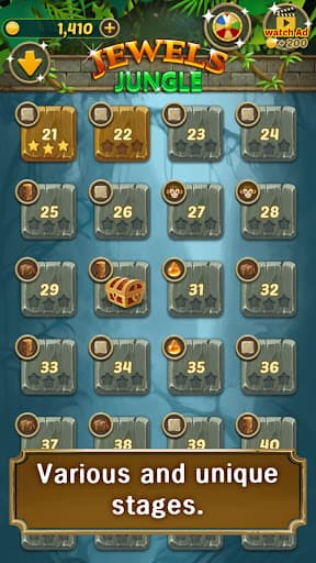Jewels Jungle : Match 3 Puzzle screenshot 3 - screenshot