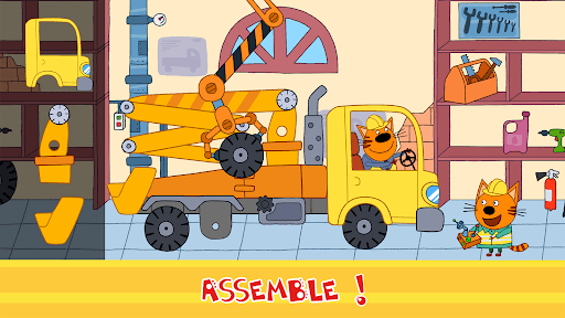 Kid-E-Cats Cars, Build a house screenshot 1 - screenshot