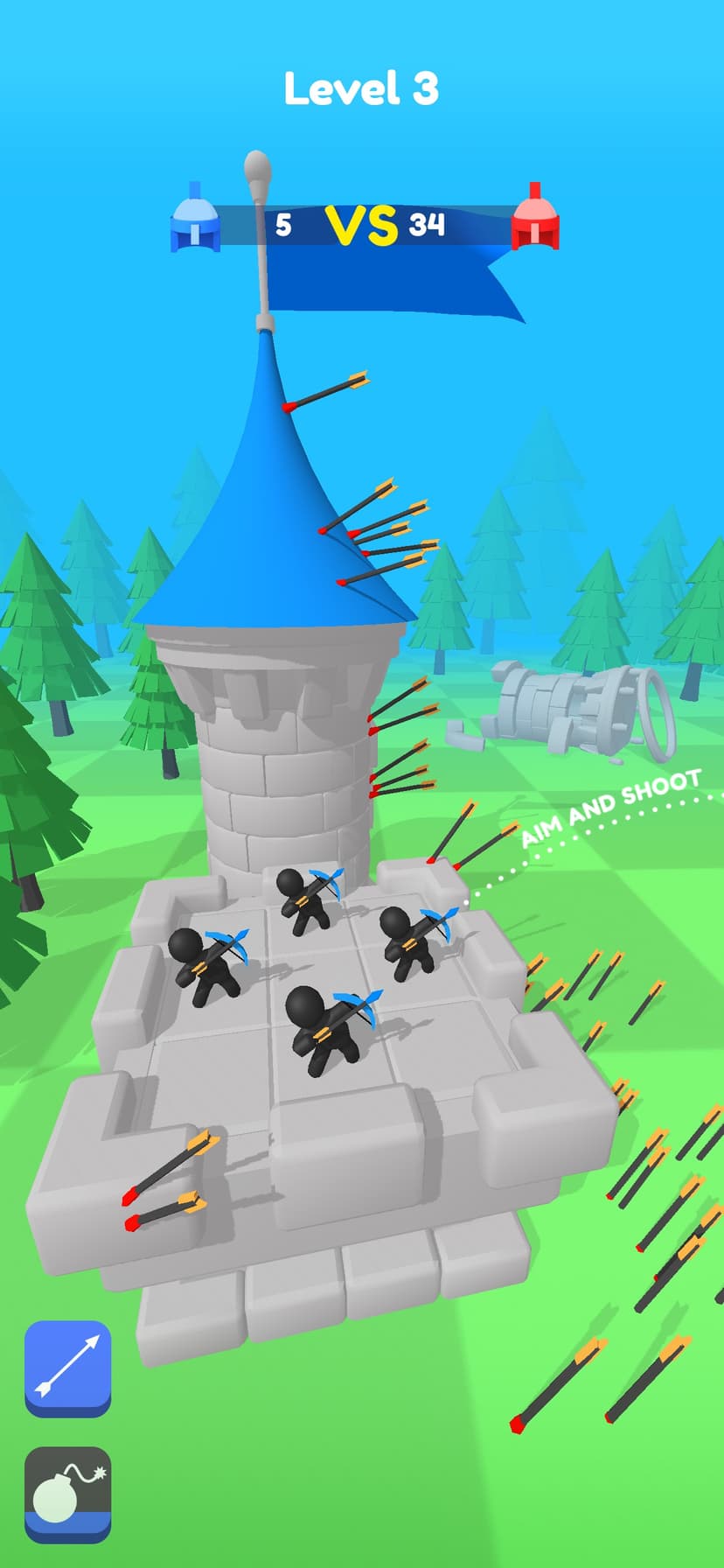 Merge Archers: Arrow Game screenshot 5 - screenshot
