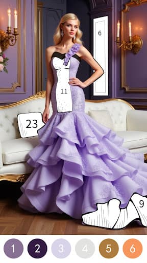 Princess Dress Coloring Book screenshot 6 - screenshot