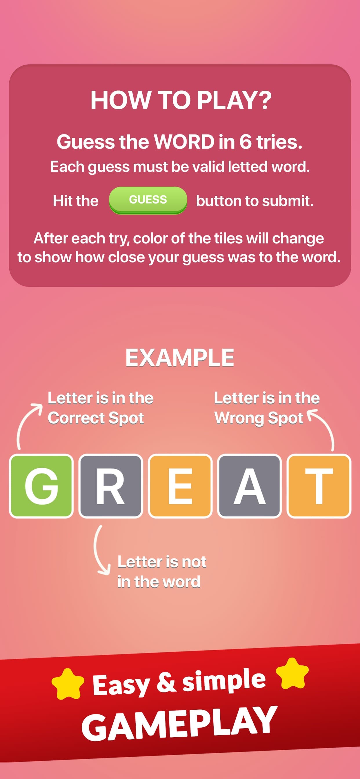 Word guess: A daily word game screenshot 3 - screenshot