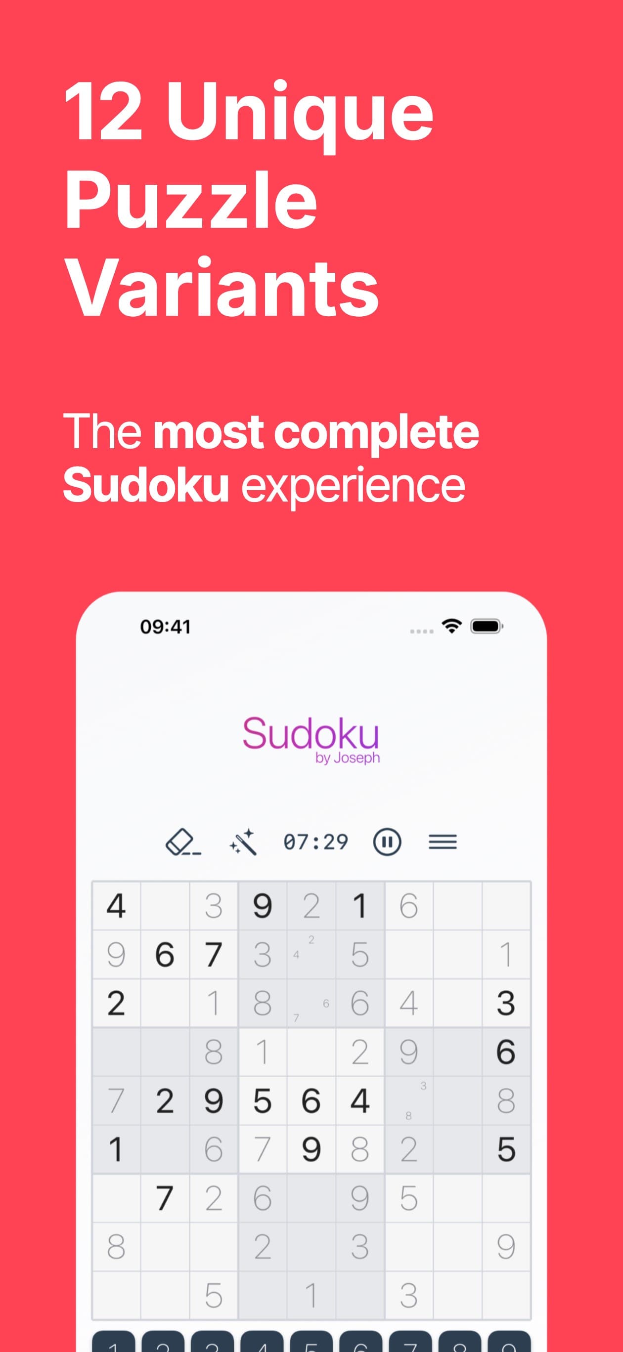 Sudoku by Joseph screenshot 1 - screenshot