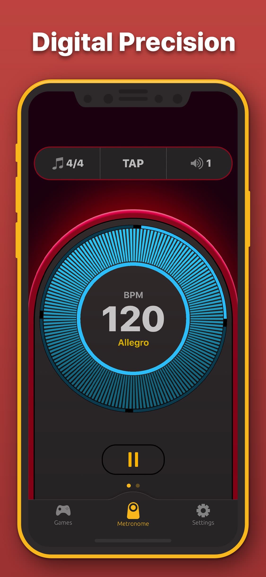 Metronome - Tap Tempo & Rhythm screenshot 1 - screenshot