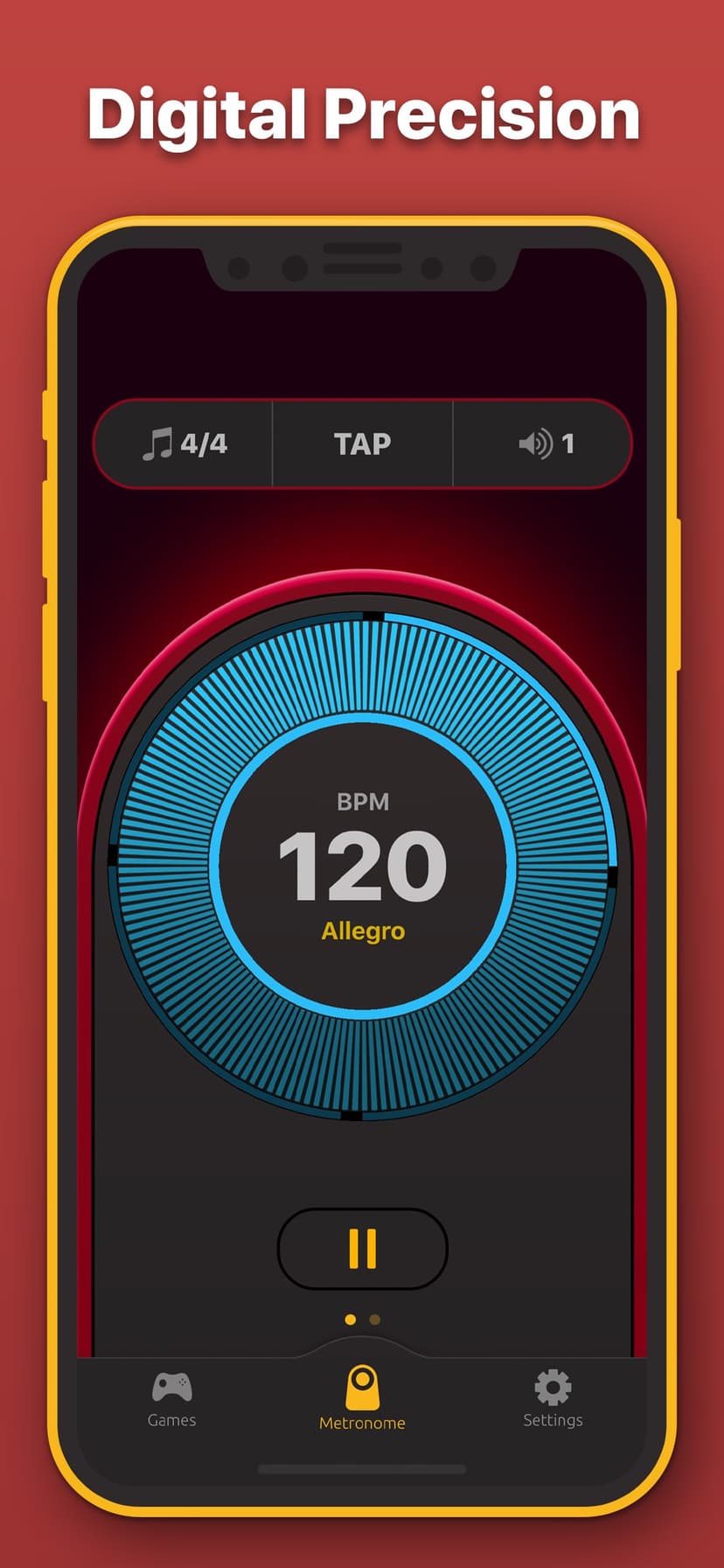 Metronome - Tap Tempo & Rhythm screenshot 1 - screenshot