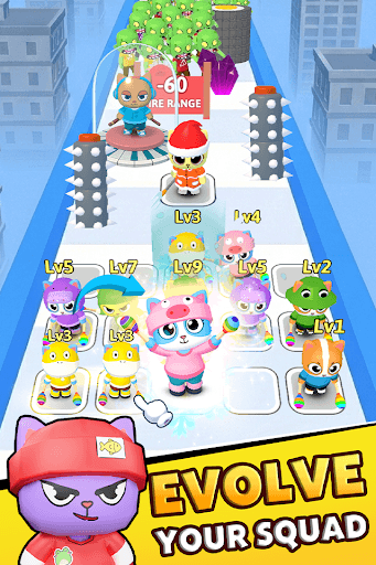 Meow Rush: Merge & Run screenshot 1 - screenshot