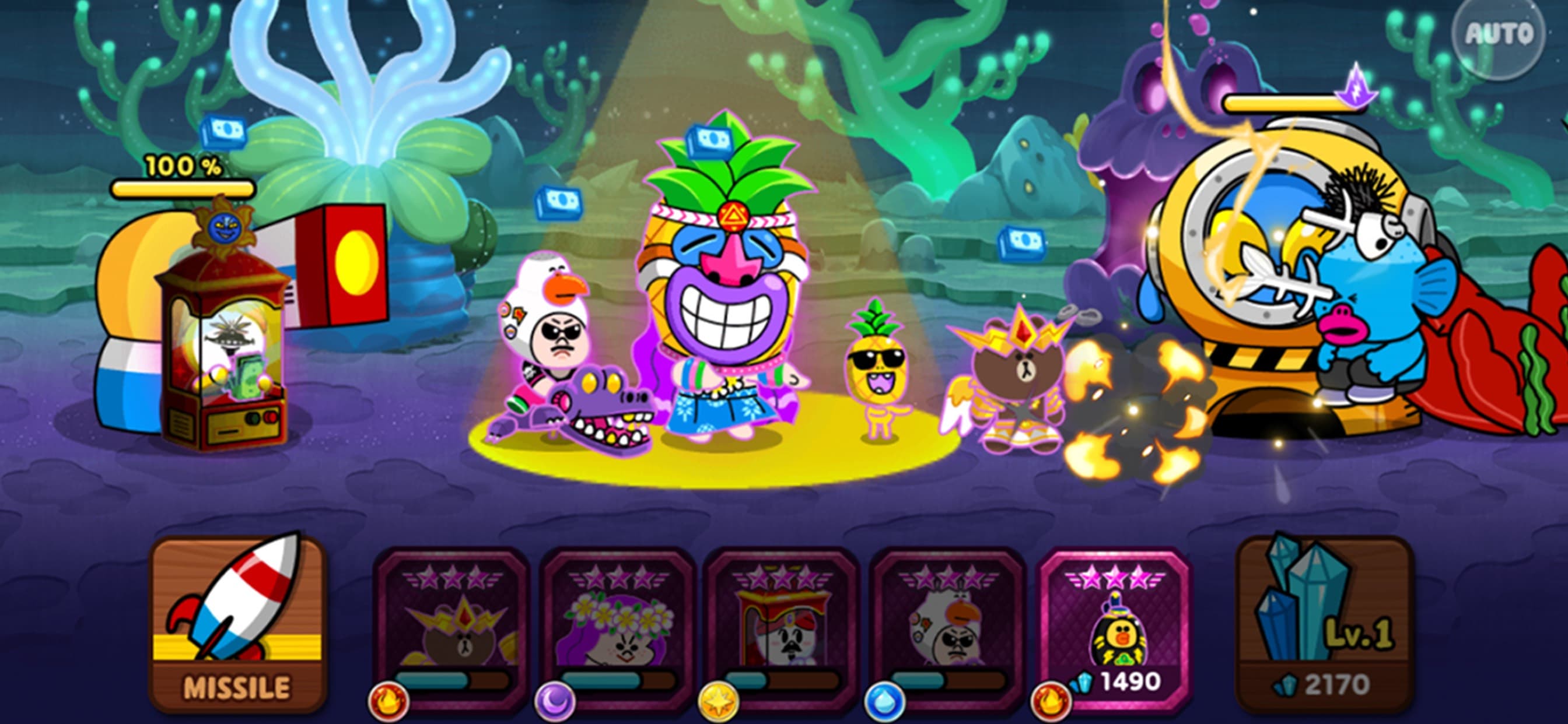 LINE Rangers: Brown-Cony Wars! screenshot 1 - screenshot