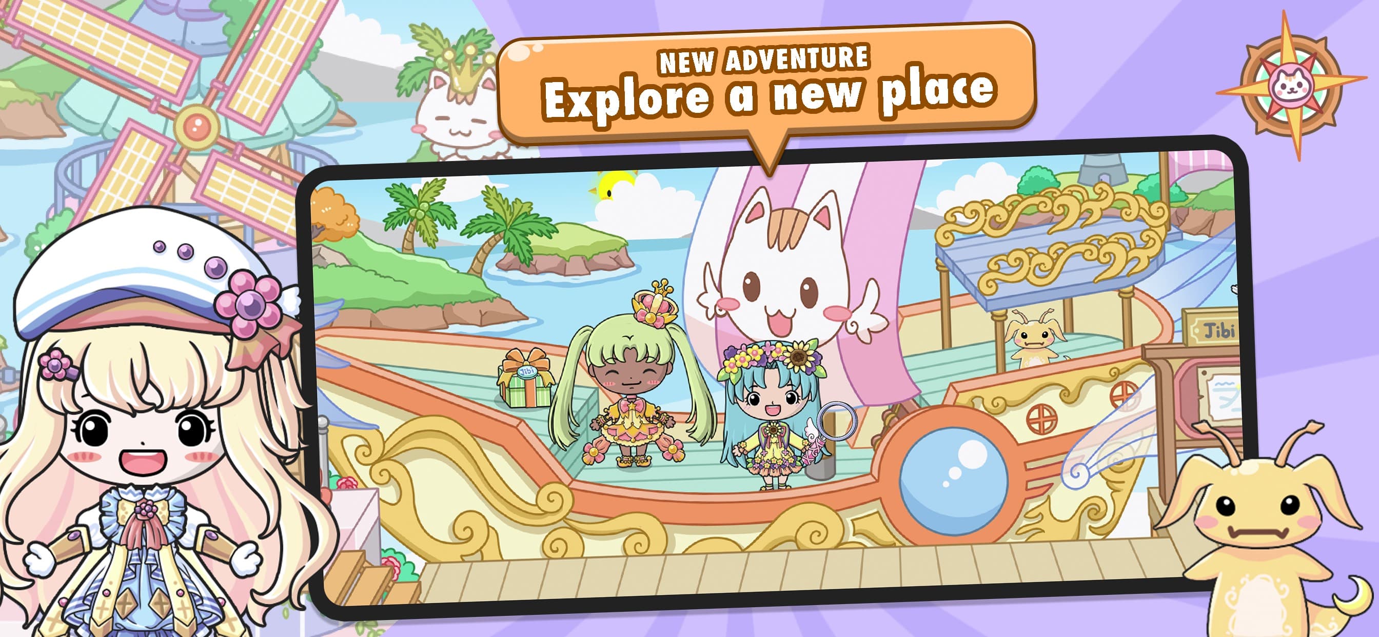 Jibi Land : Princess Town screenshot 1 - screenshot