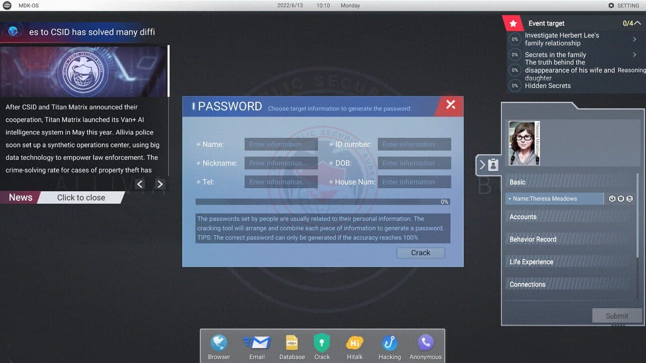 Null - screenshot