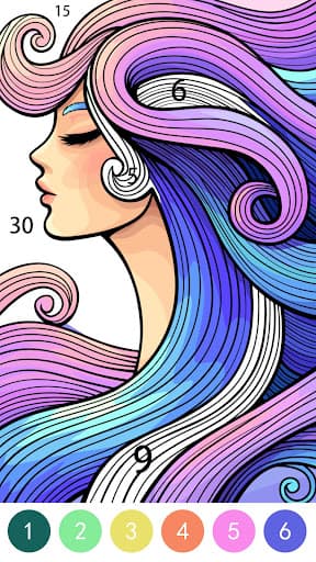 Tangle Color by Number Book screenshot 3 - screenshot