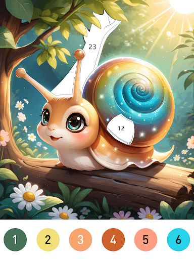 Fairytale Color by number game screenshot 21 - screenshot