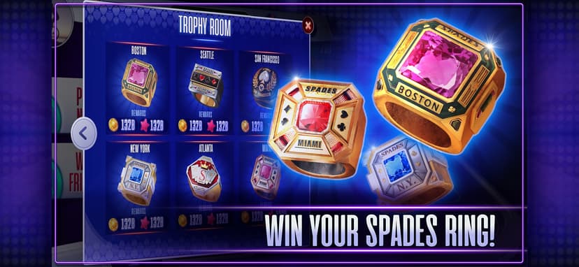Spades Tournament online game screenshot 3 - screenshot