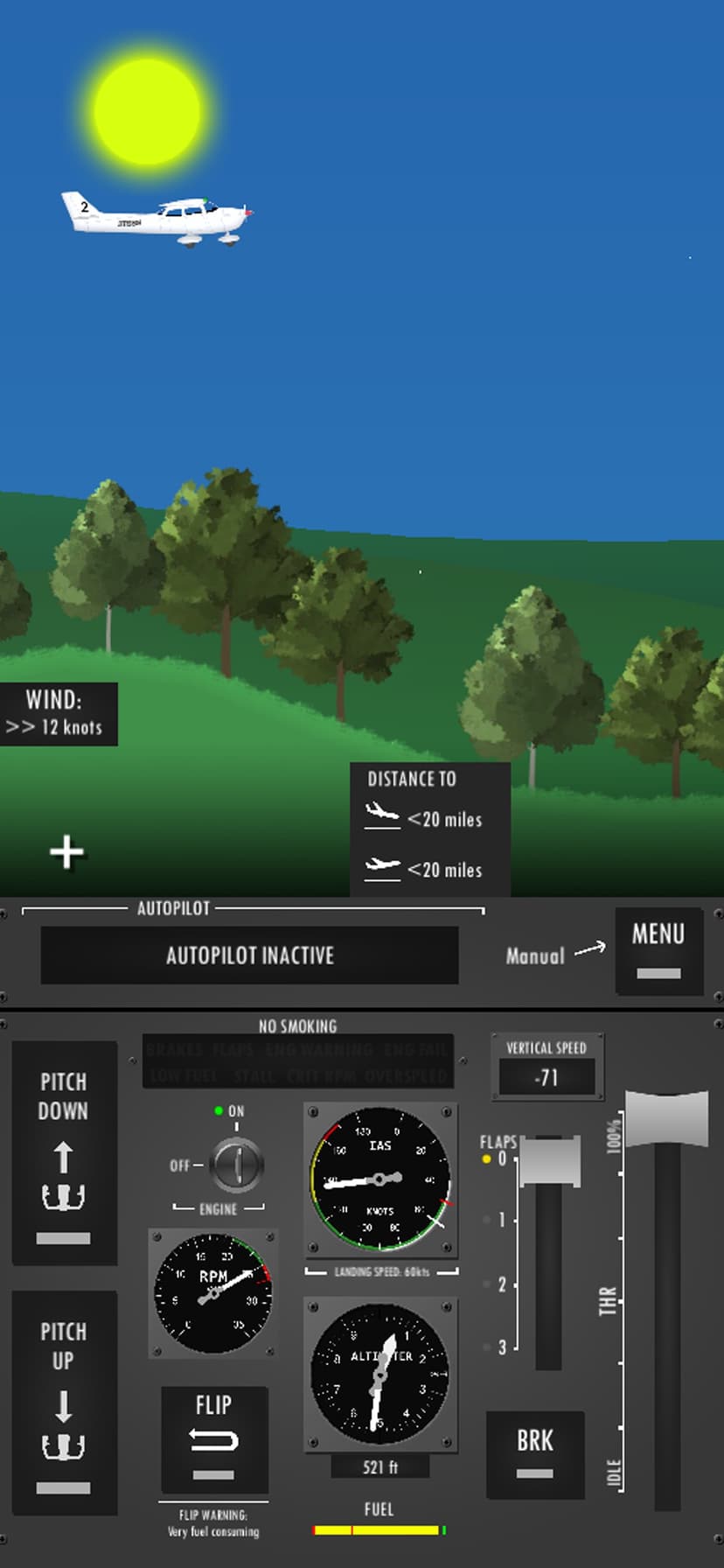Flight Simulator 2d screenshot 2 - screenshot