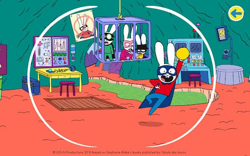 Simon Super Rabbit Vs Pr. Wolf screenshot 1 - screenshot