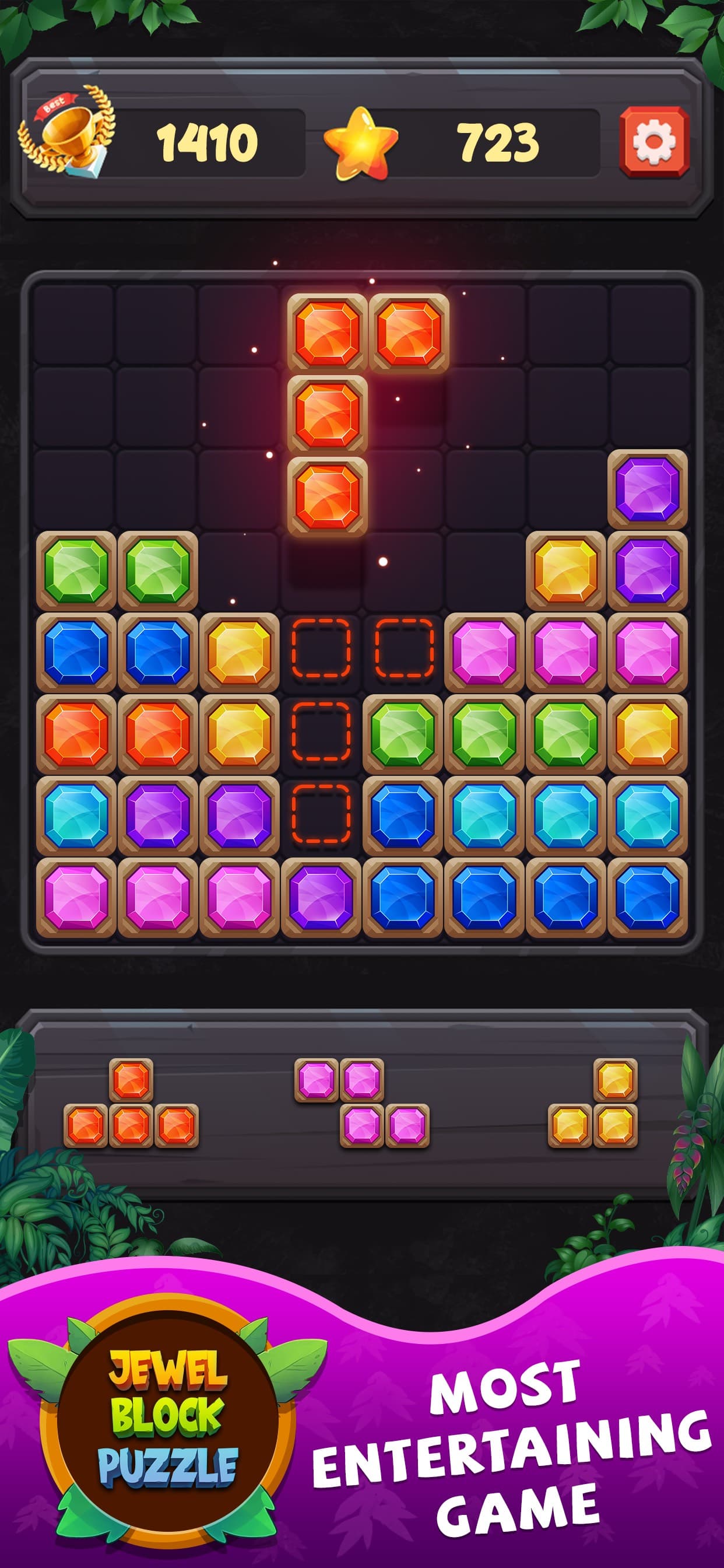 Jewel Block Puzzle Classic screenshot 2 - screenshot