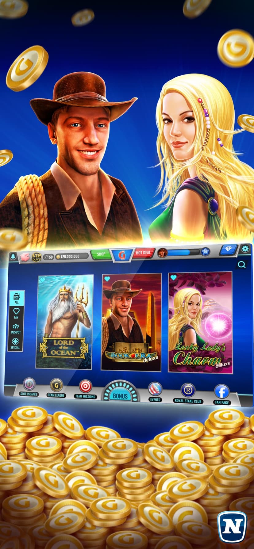 Gaminator Casino Slots & Games screenshot 1 - screenshot