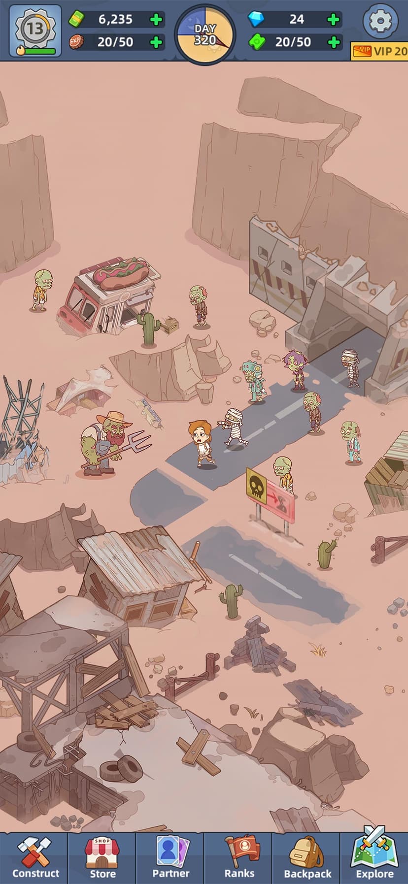 Mini Survival: Zombie Fight screenshot 3 - screenshot
