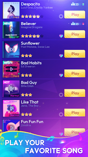 Rhythm Tiles : Piano Game screenshot 1 - screenshot