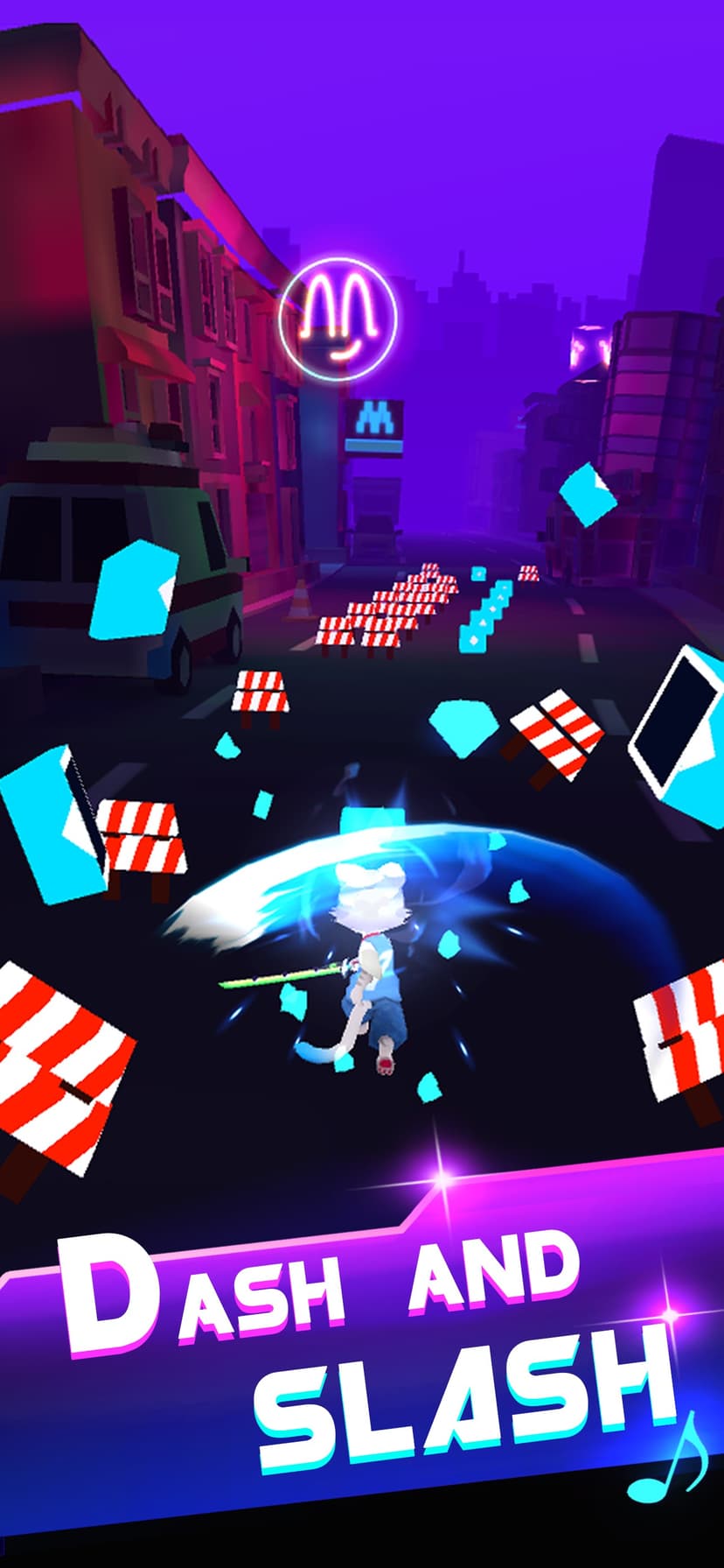 Blade Master : Beat The Music screenshot 1 - screenshot