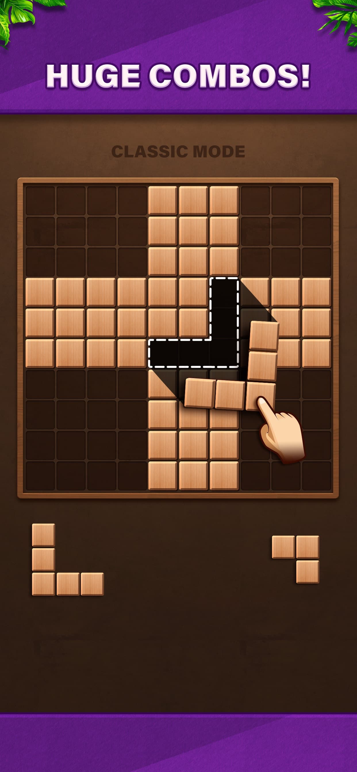 Fill Wooden Block: Cube Puzzle screenshot 1 - screenshot