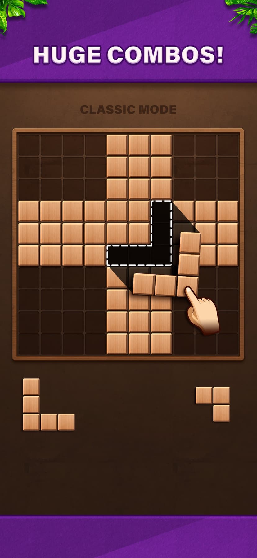 Fill Wooden Block: Cube Puzzle screenshot 1 - screenshot