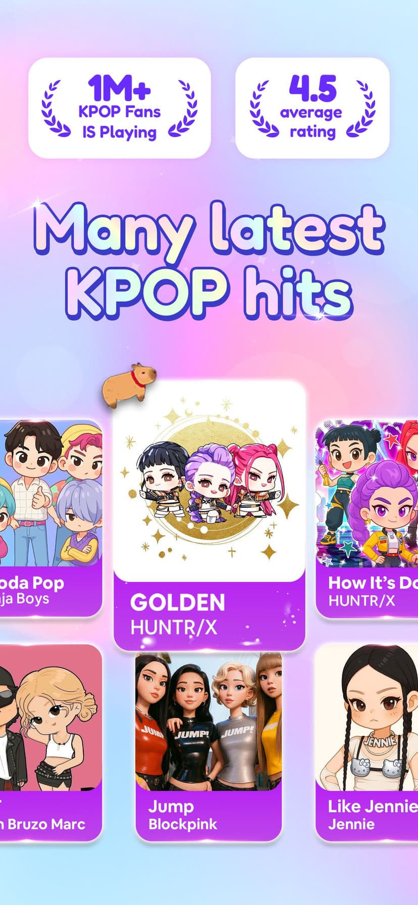 KPOP Piano Beat: Music Game screenshot 1 - screenshot