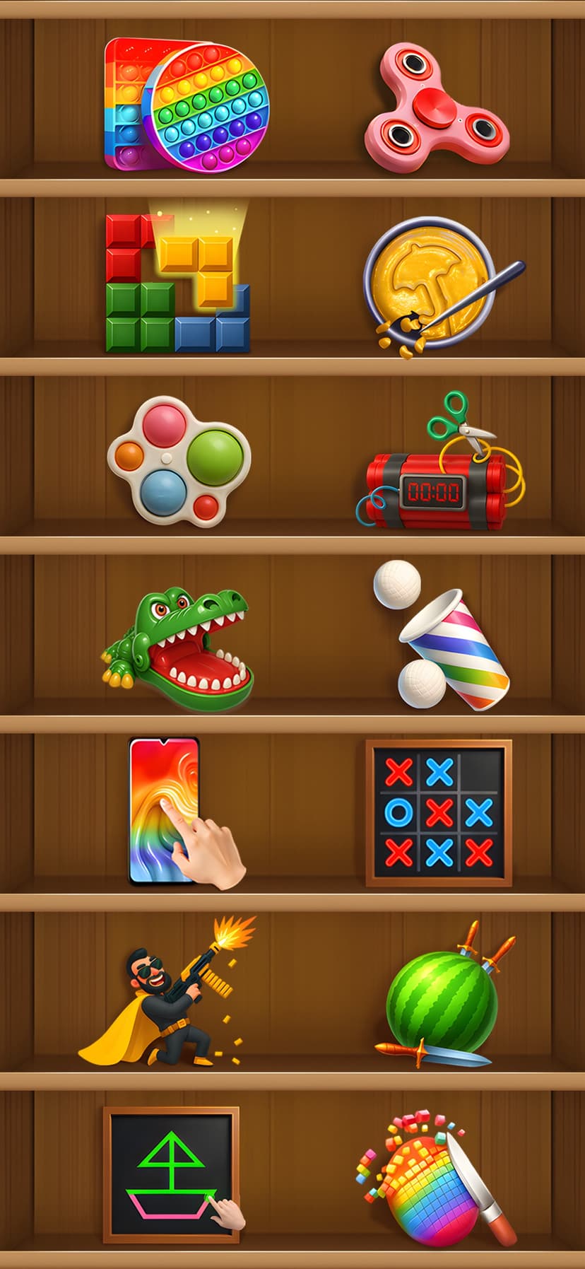 Relaxing Toys Mini Games screenshot 1 - screenshot