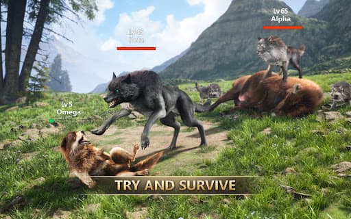 Wolf Game: Wild Animal Wars screenshot 11 - screenshot