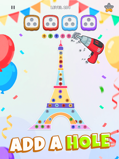 Unscrew Nuts Sort®: Pin Puzzle screenshot 19 - screenshot