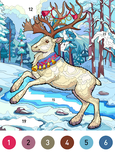 Christmas Winter Coloring Book screenshot 14 - screenshot