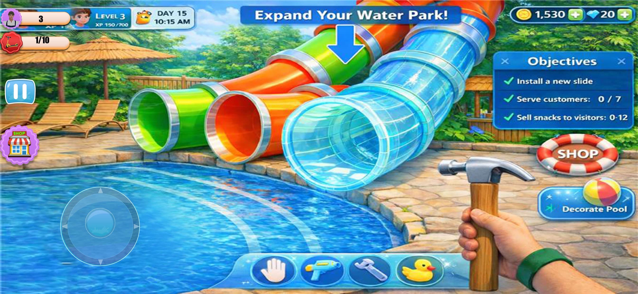 Water Kingdom Park Simulator screenshot 2 - screenshot