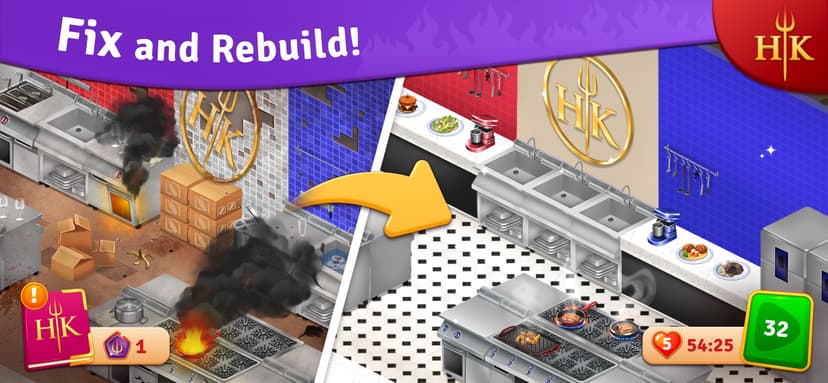 Hell's Kitchen: Match & Design screenshot 1 - screenshot