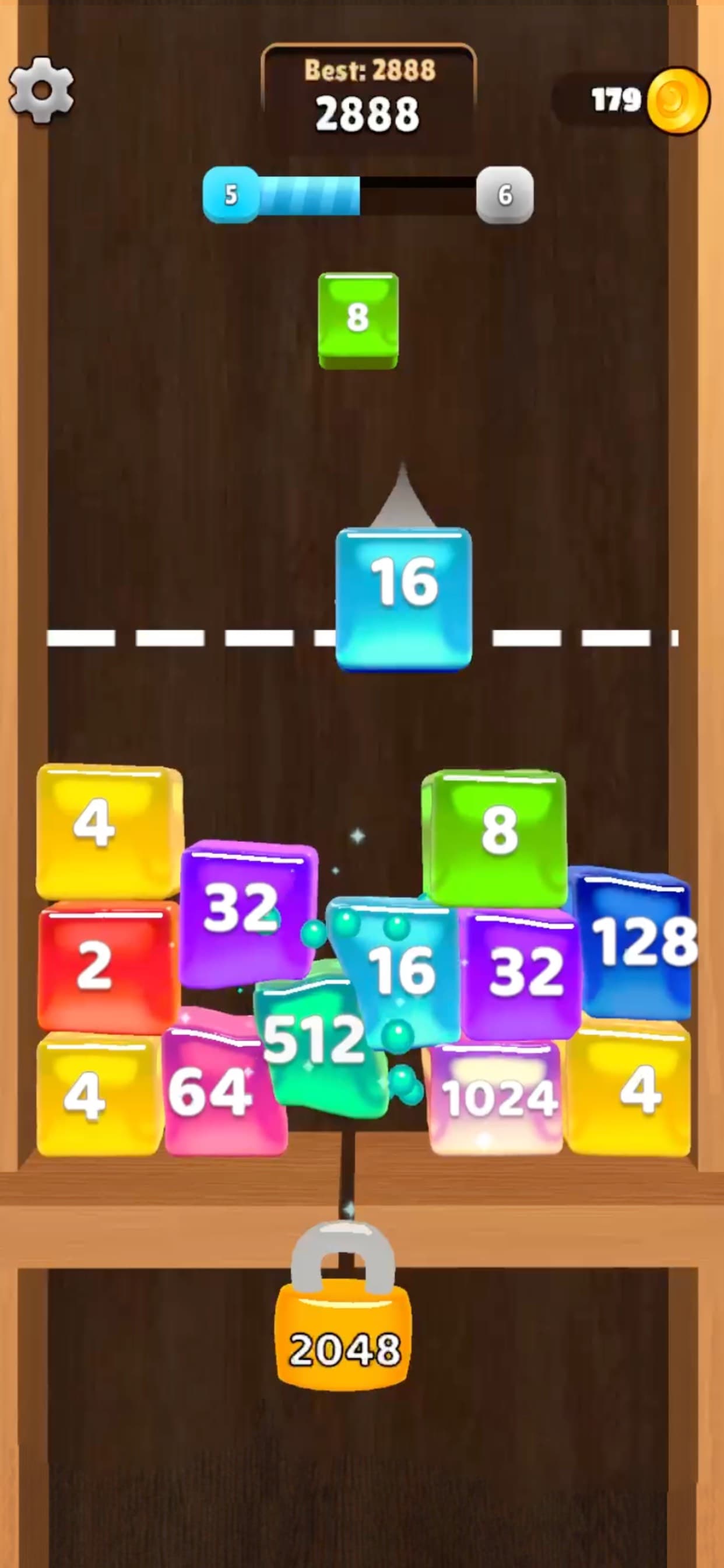 Jelly Cubes 2048: Puzzle Game screenshot 6 - screenshot
